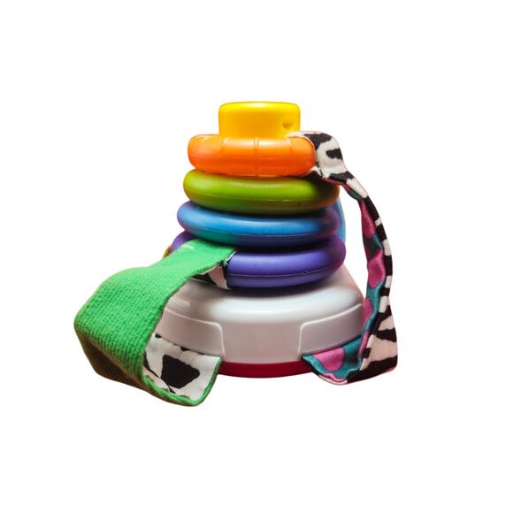 Fisher-Price Stacking Surprise Octopus 2001 Musical Rings Toddler/Baby Toy Works - Picture 4 of 10